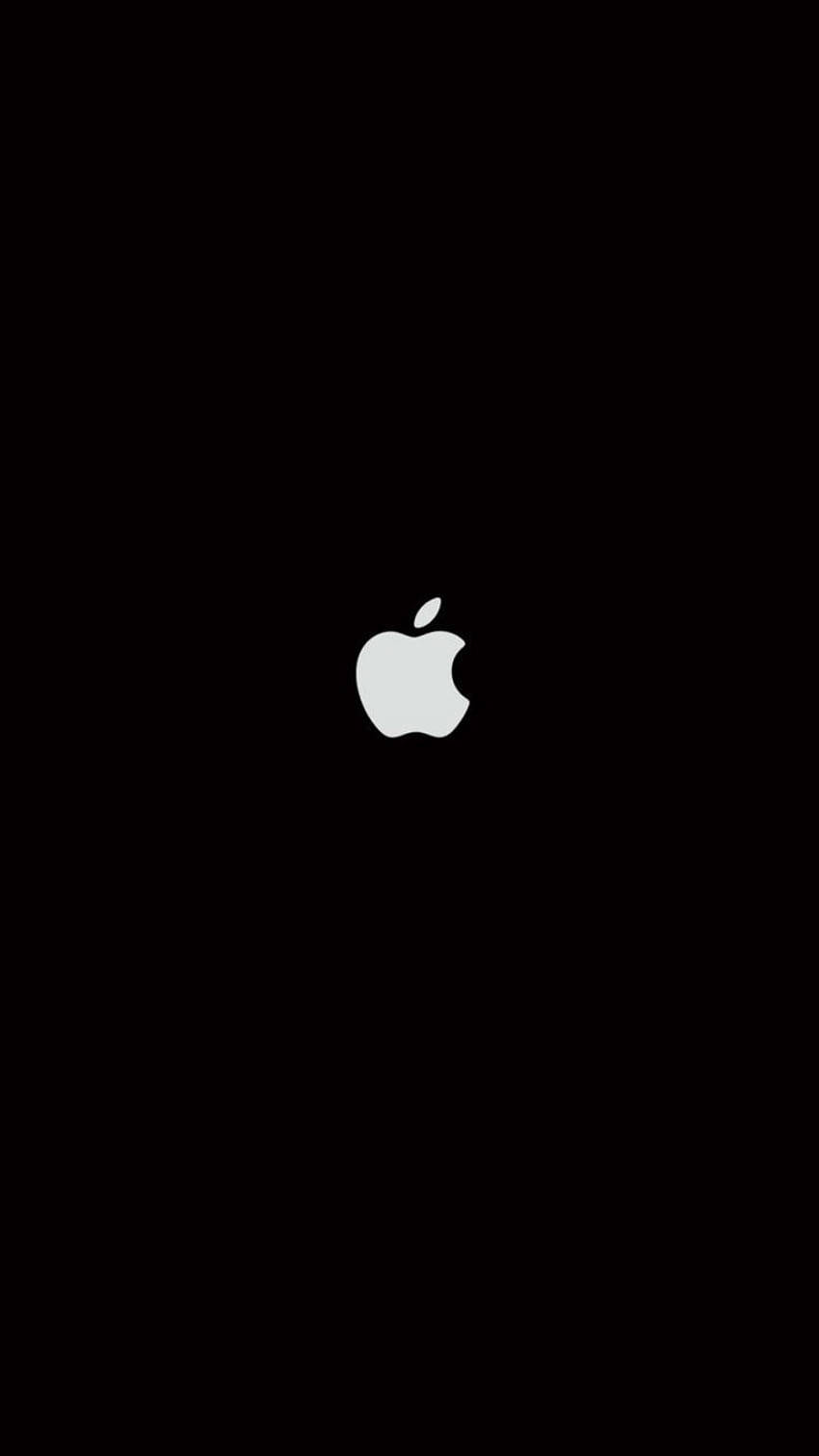 純黑iPhone蘋果標誌 壁紙