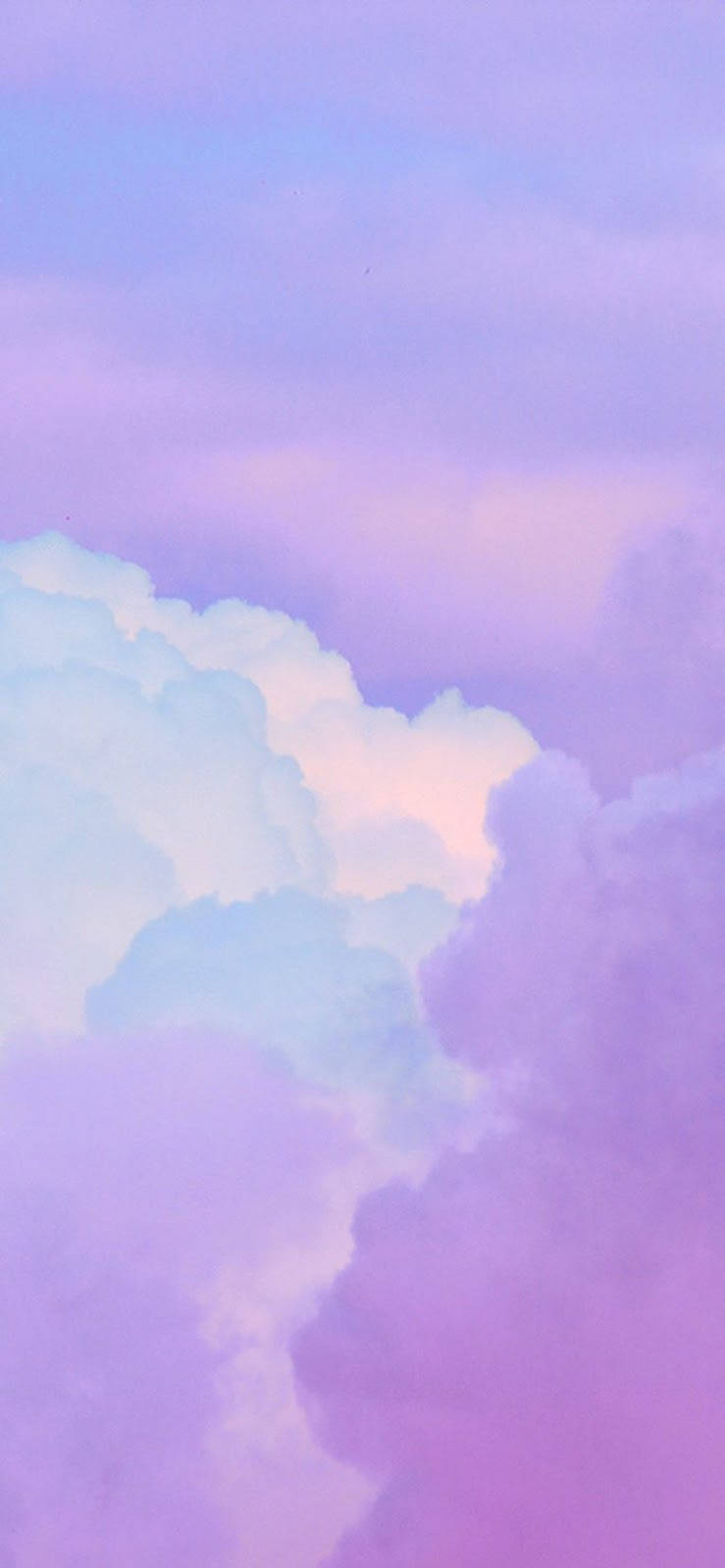 唯美紫色天空iPhone壁纸 壁紙
