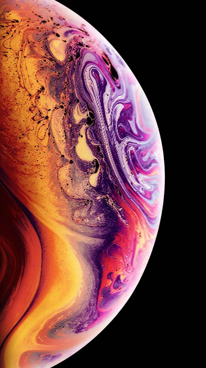 說明：原創iPhone 7展示驚豔大理石星球桌布 壁紙