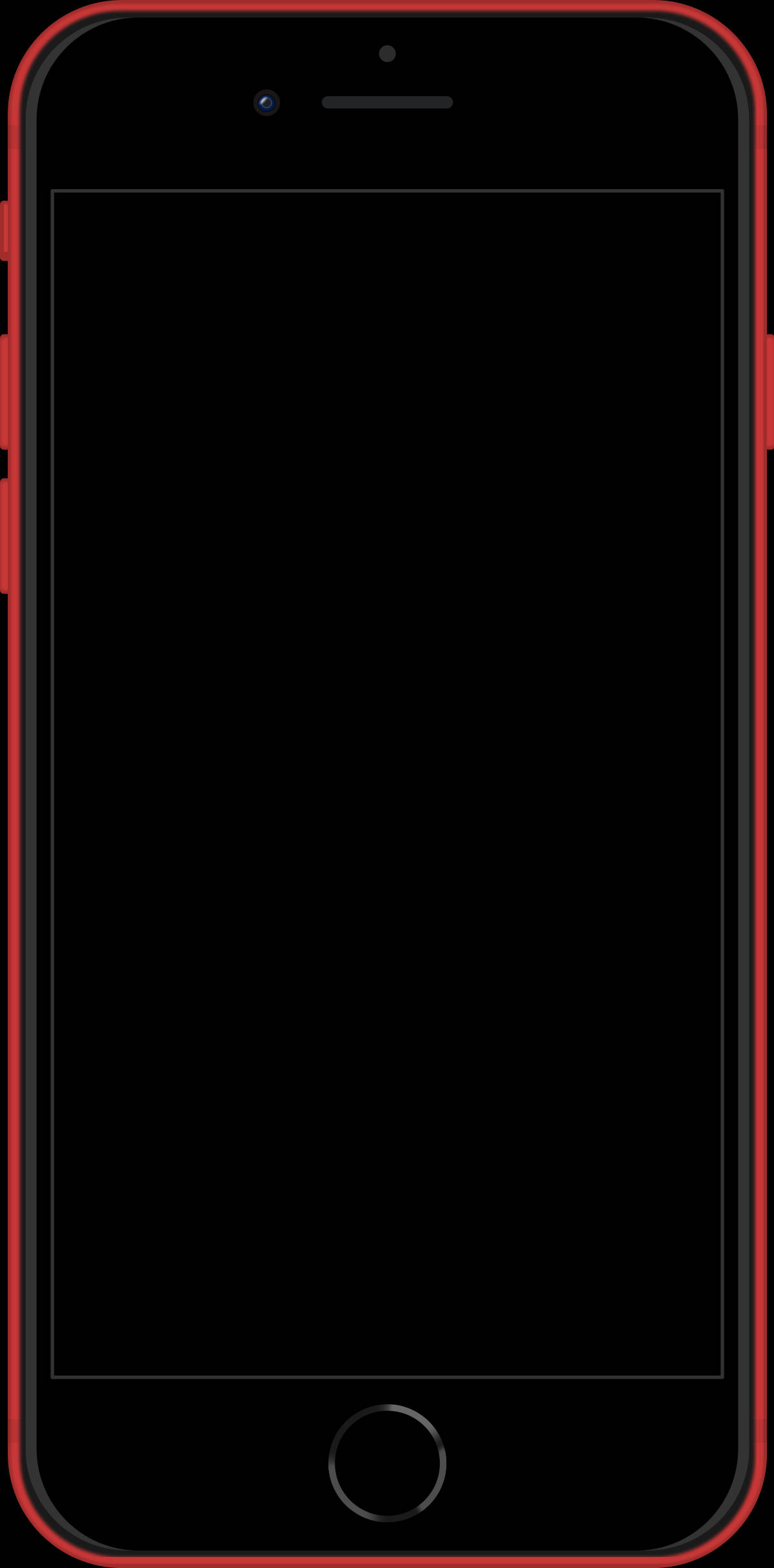 iPhone 8 紅色正面 壁紙