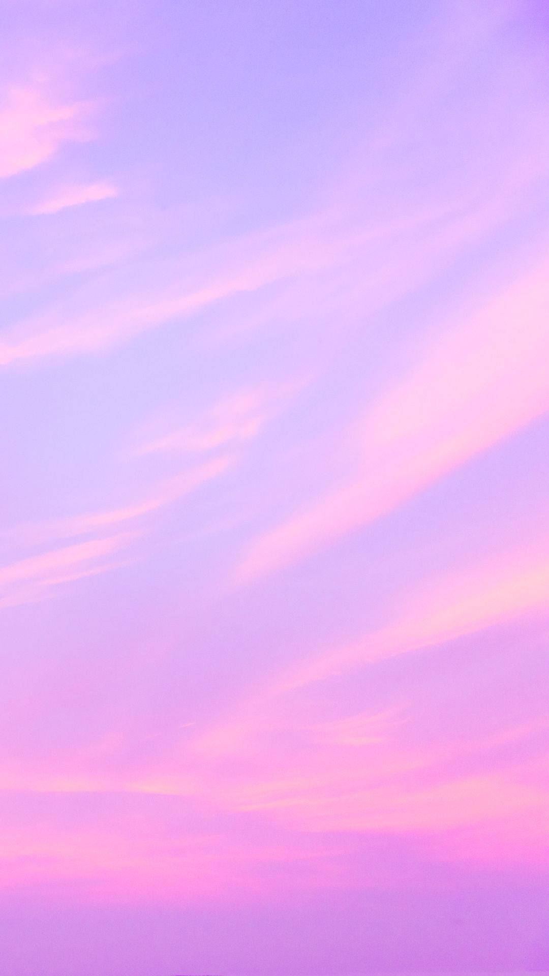 淡紫色iPhone渐变天空 壁紙