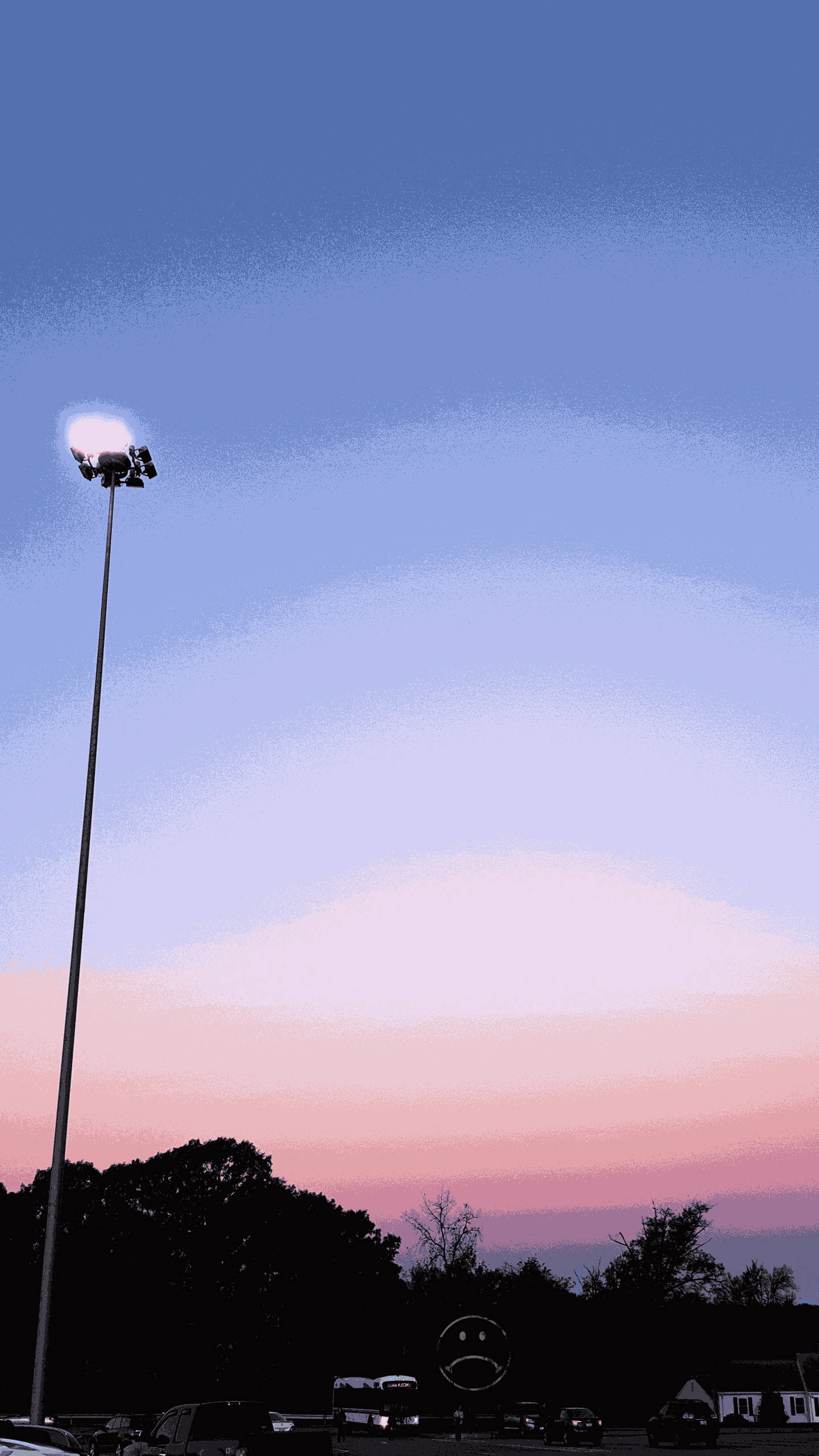 iPhone粉色美学街道 壁紙