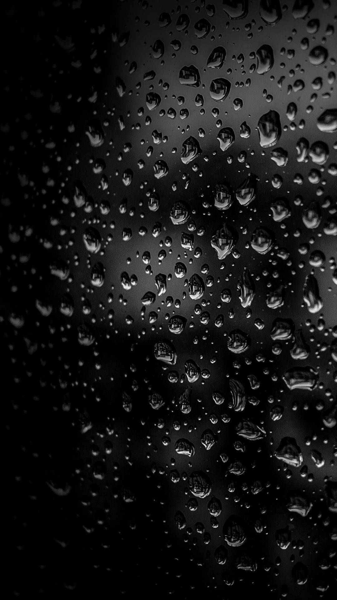 雨滴 iPhone 暗色 壁紙