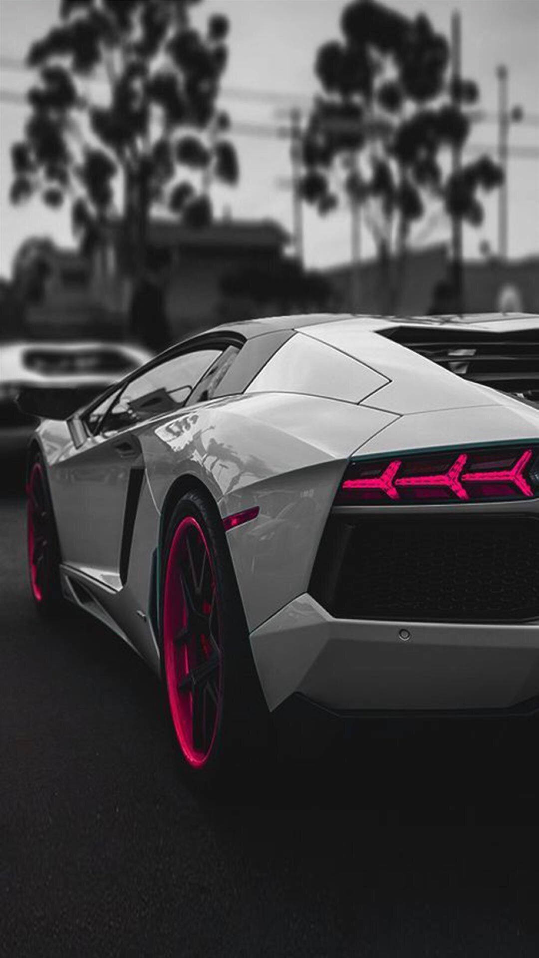 iPhone Lamborghini 锁屏图片 壁紙