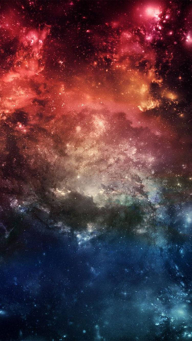 红蓝星系 iPhone SE 壁紙