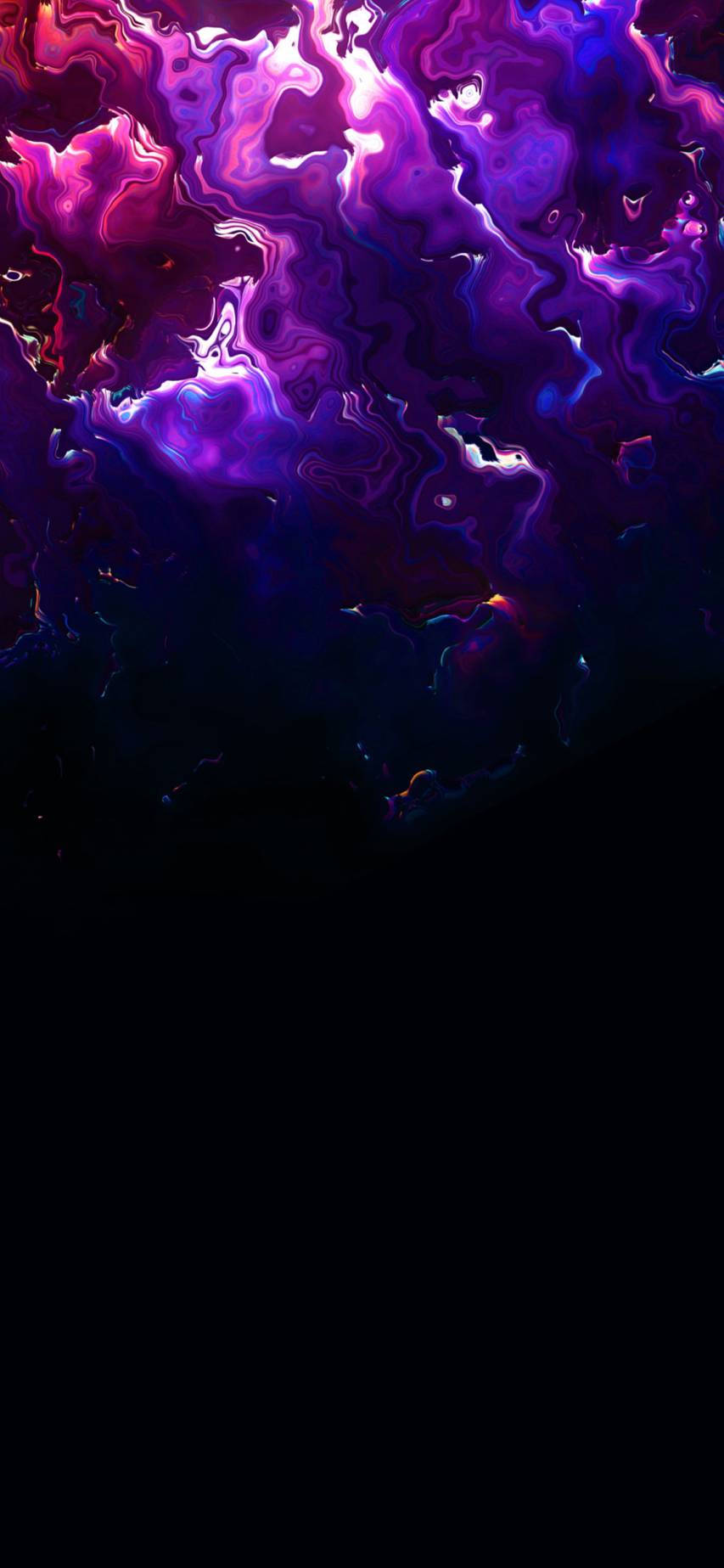 暗黑霓虹 iPhone 煙霧 壁紙