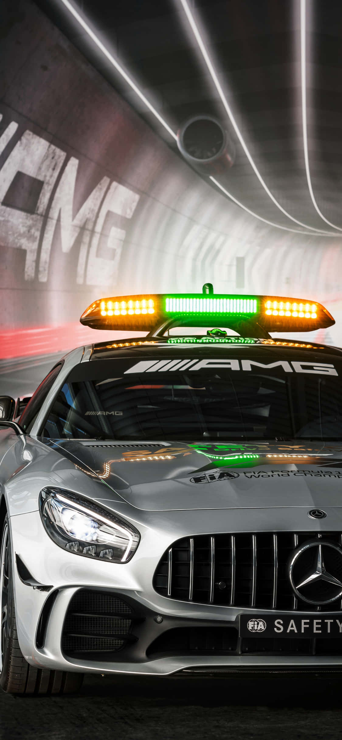 iPhone X AMG GT-R 背景 白色 AMG GT 壁紙