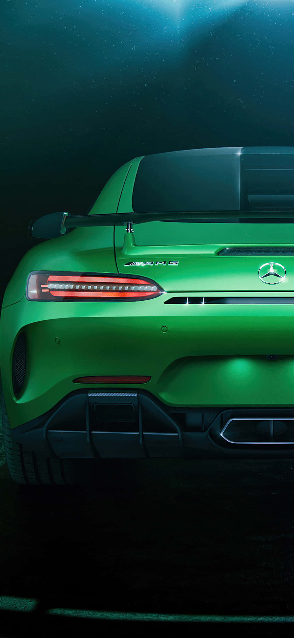 iPhone X AMG GT-R 背景 AMG GT 尾燈 壁紙