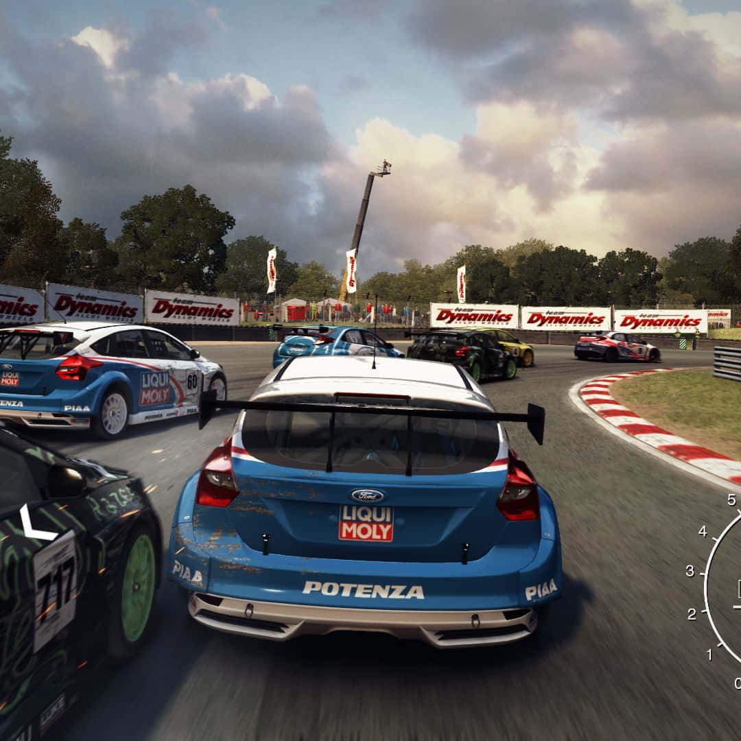 iPhone X Grid Autosport 背景搭配 Liqui Moly 壁紙