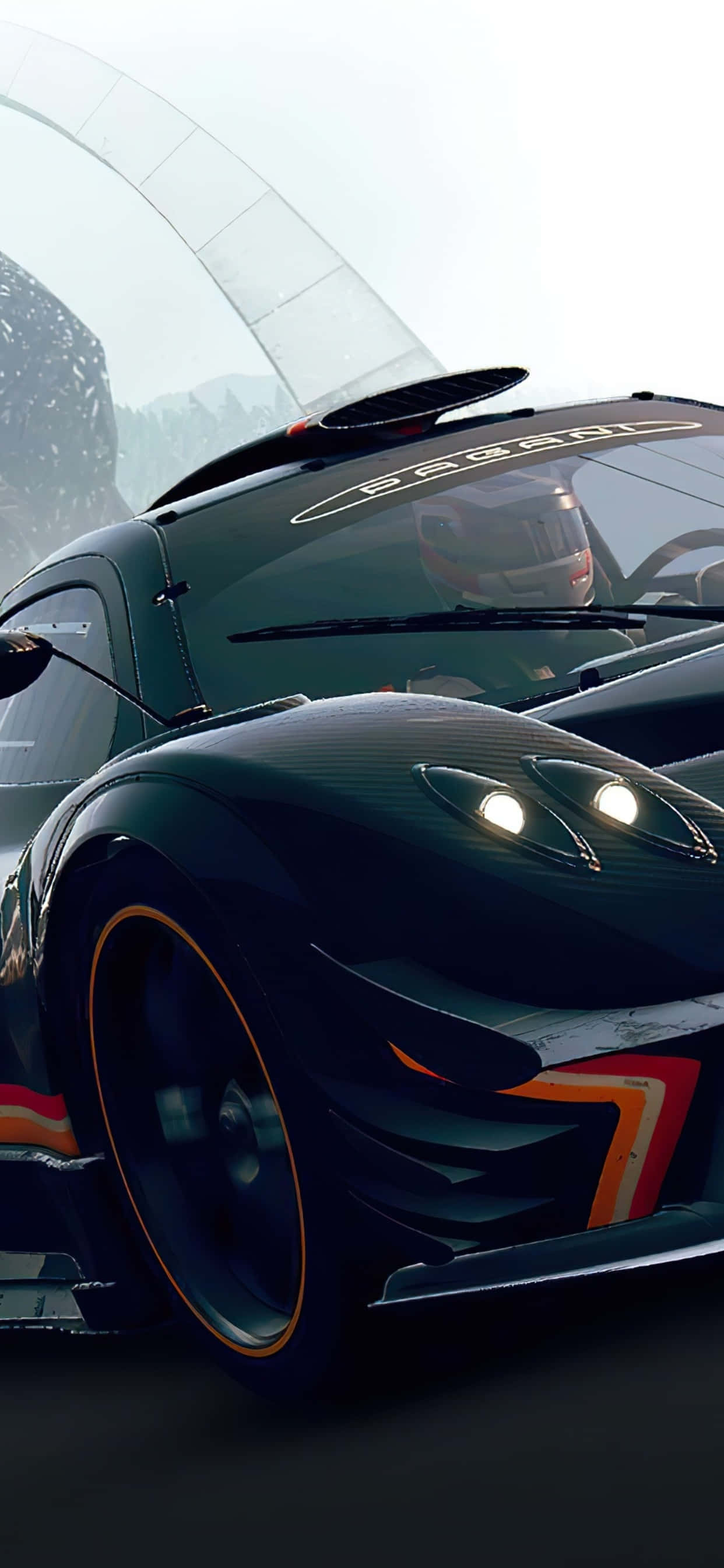 iPhone X Grid Autosport 背景與賽車手 壁紙