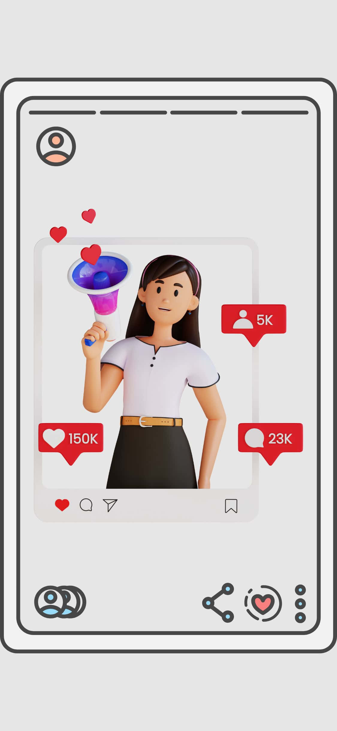 用最新科技领先一步：iPhone X Social 壁紙