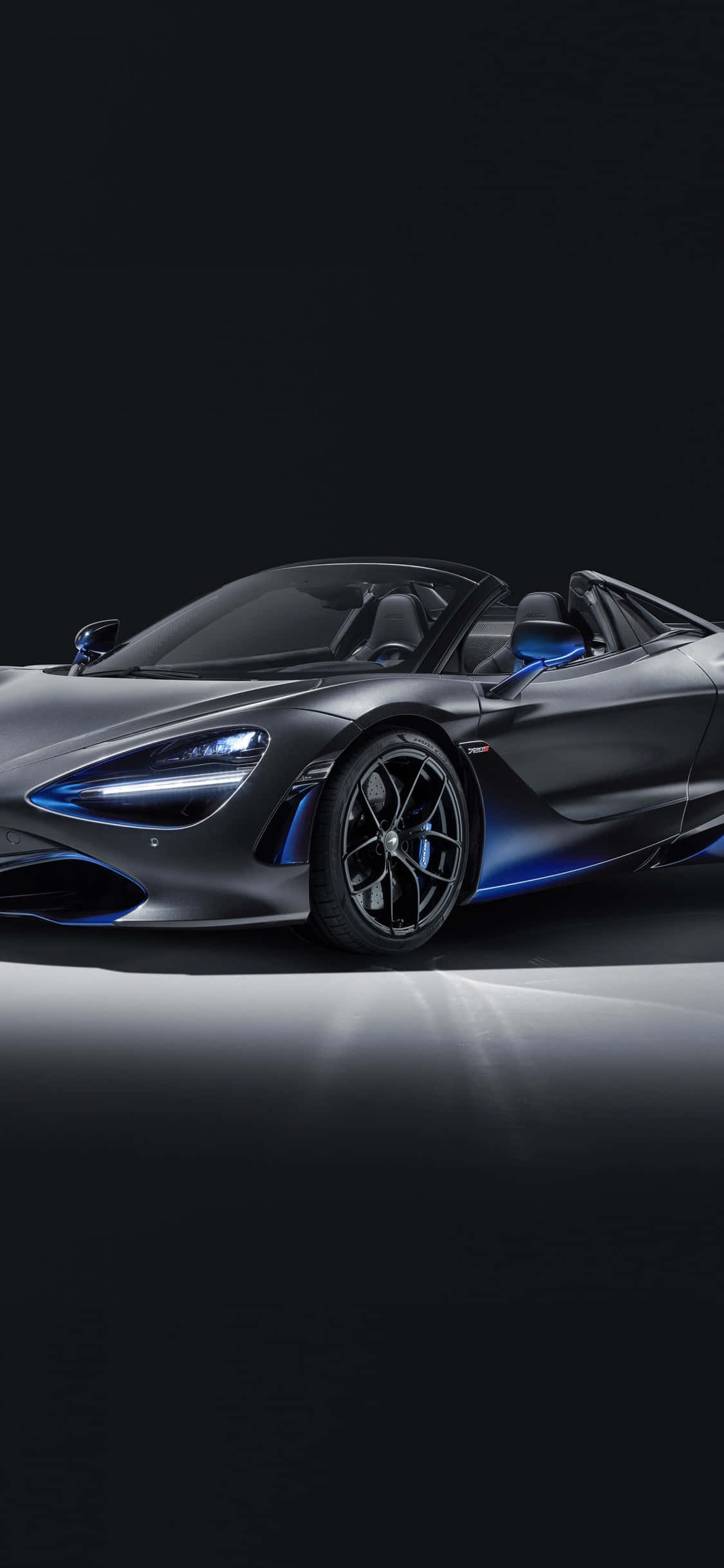 iPhone X McLaren 720s比例模型背景 壁紙