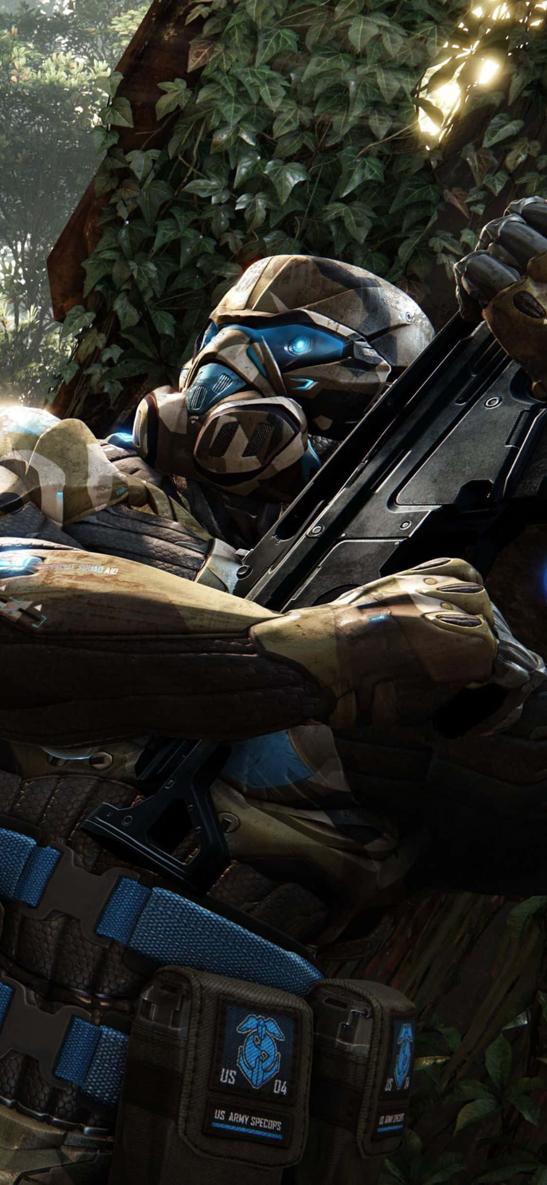 在iPhone X上玩《Crysis 3》 壁紙