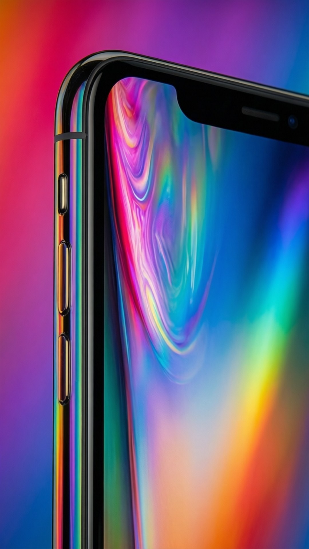 彩虹光澤 iPhone XR 壁紙