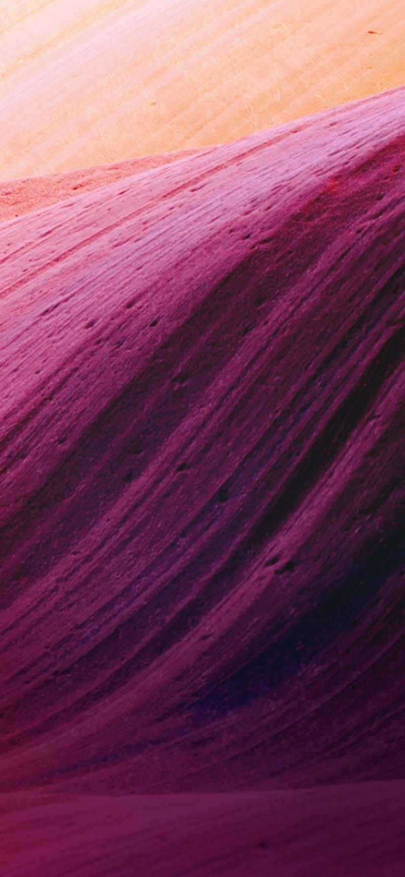 iPhone XR 米色紫色曲線 壁紙