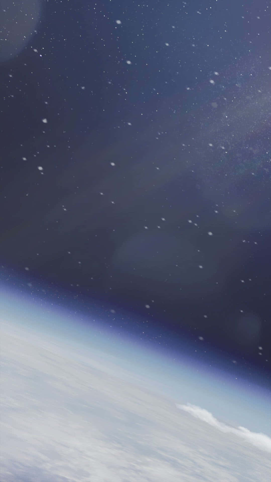 夜晚的美丽星光，映照在iPhone Xr Space强大的全玻璃设计上。 壁紙