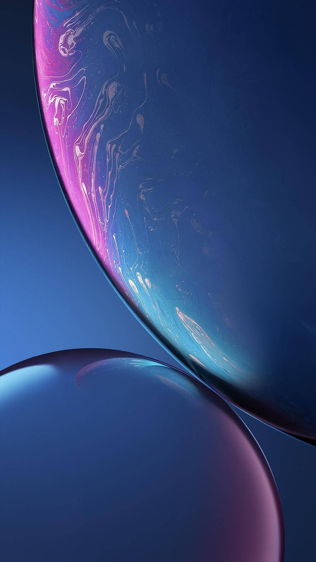 iPhone XR 上的液態動感 壁紙
