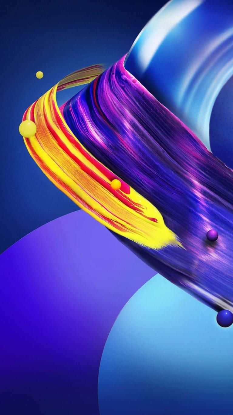 iPhone Xr 股票走势抽象曲线 壁紙