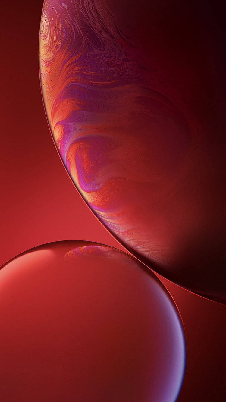 iPhone Xs 紅色星球 壁紙