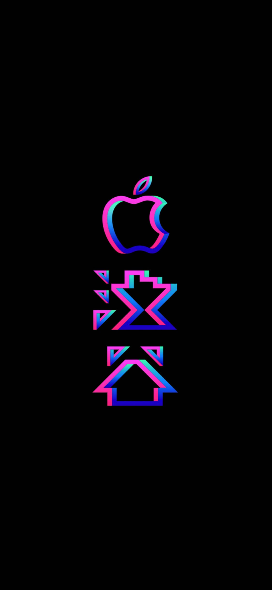 iPhone Xs 標誌 壁紙