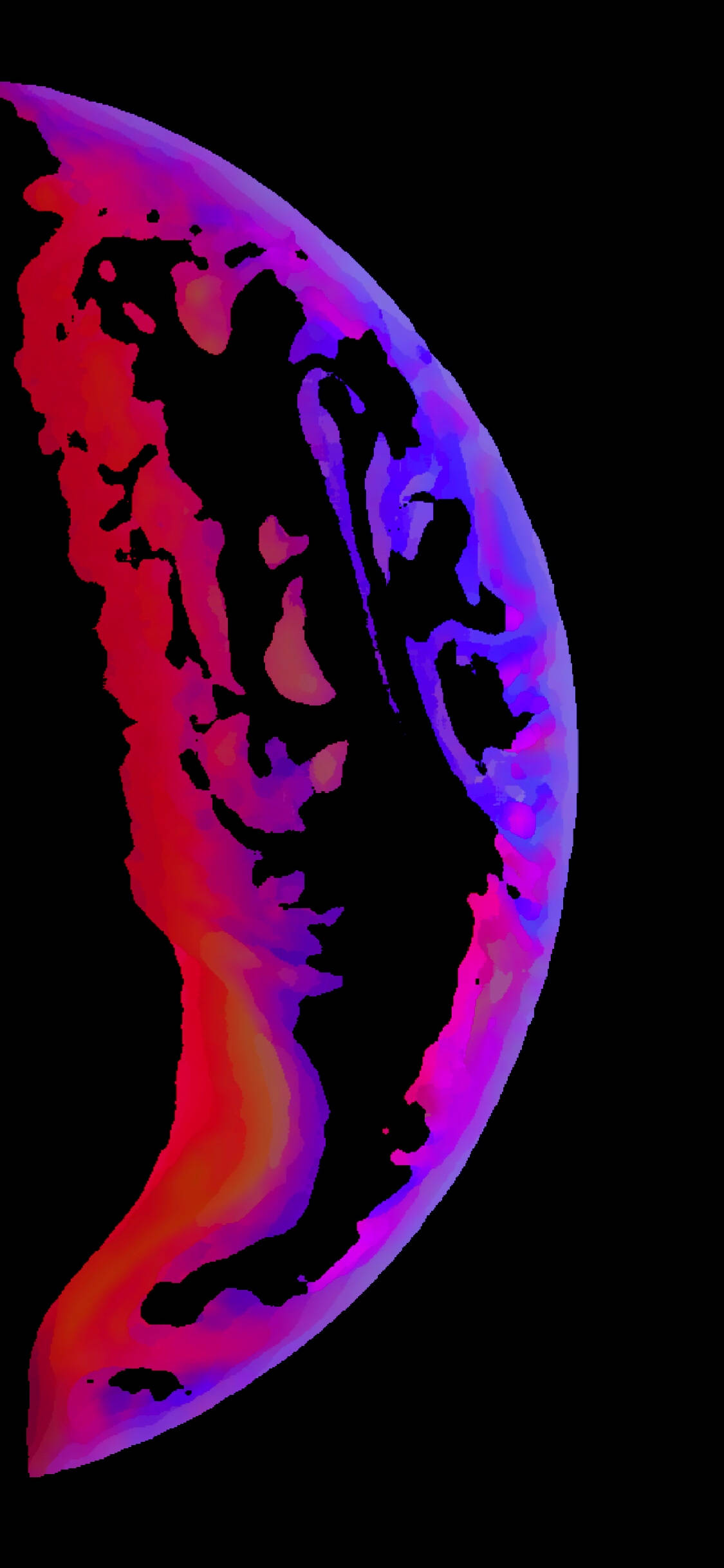 iPhone Xs 半月 壁紙