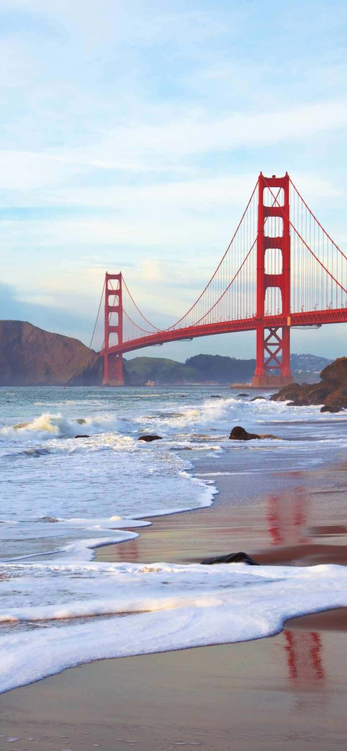 「iPhone Xs Malibu 海灘生活」 壁紙