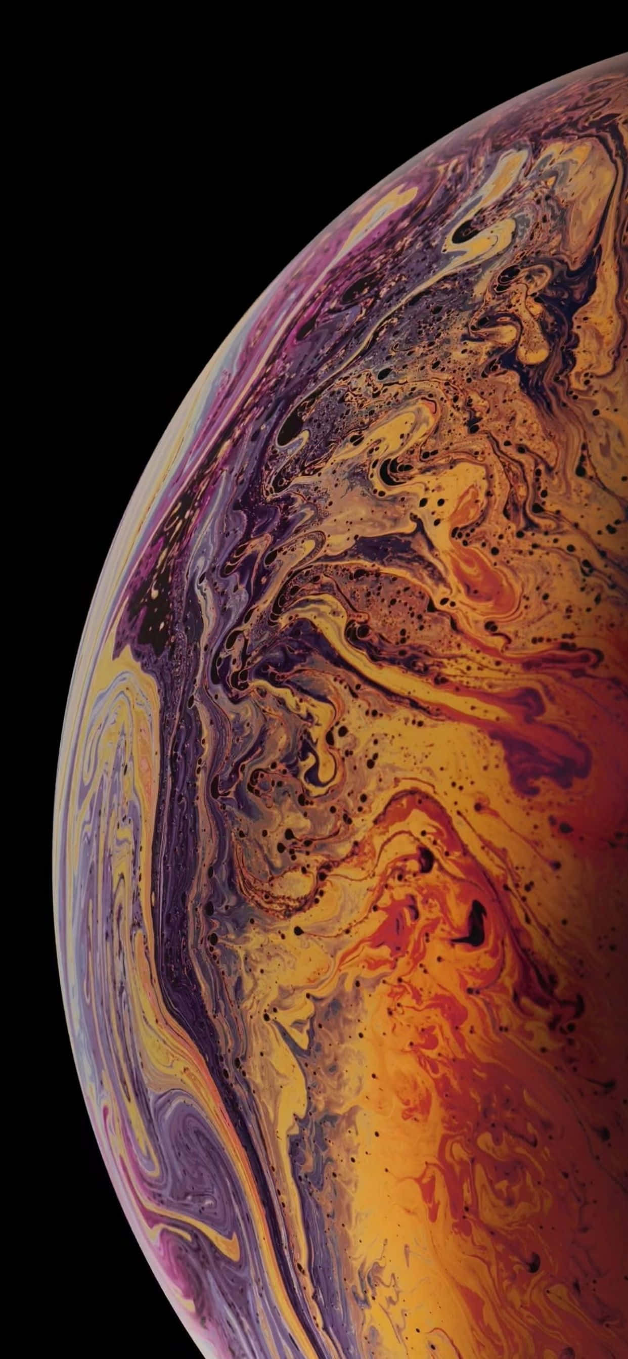iPhone XS Max 螢幕上的星際宇宙 壁紙
