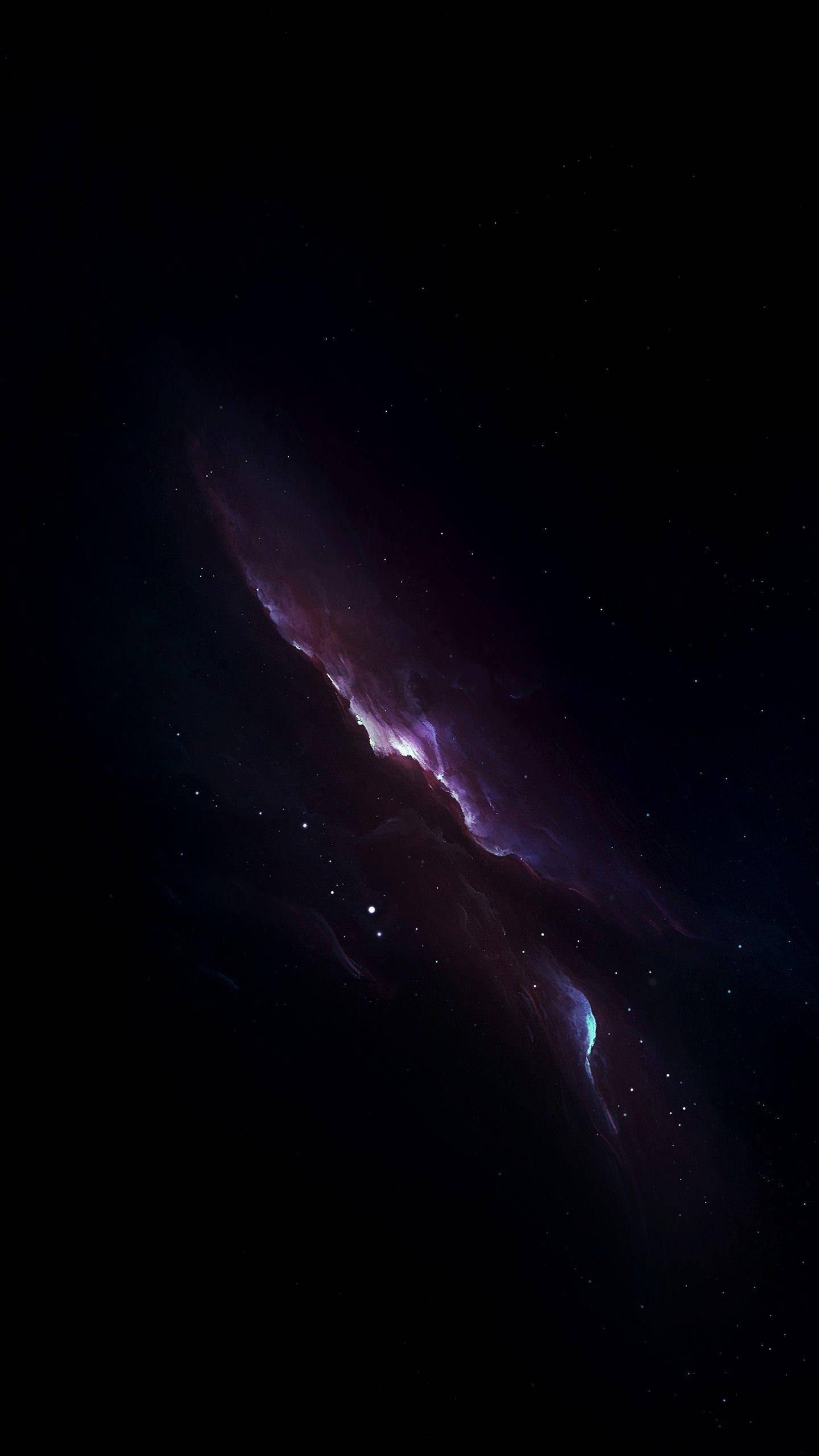iPhone XS Max OLED 紫色星云 壁紙