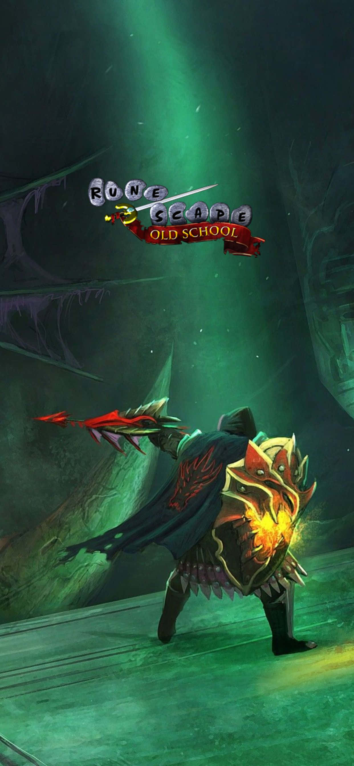 綠色主畫面 iPhone Xs Max Runescape Oldschool 背景 壁紙