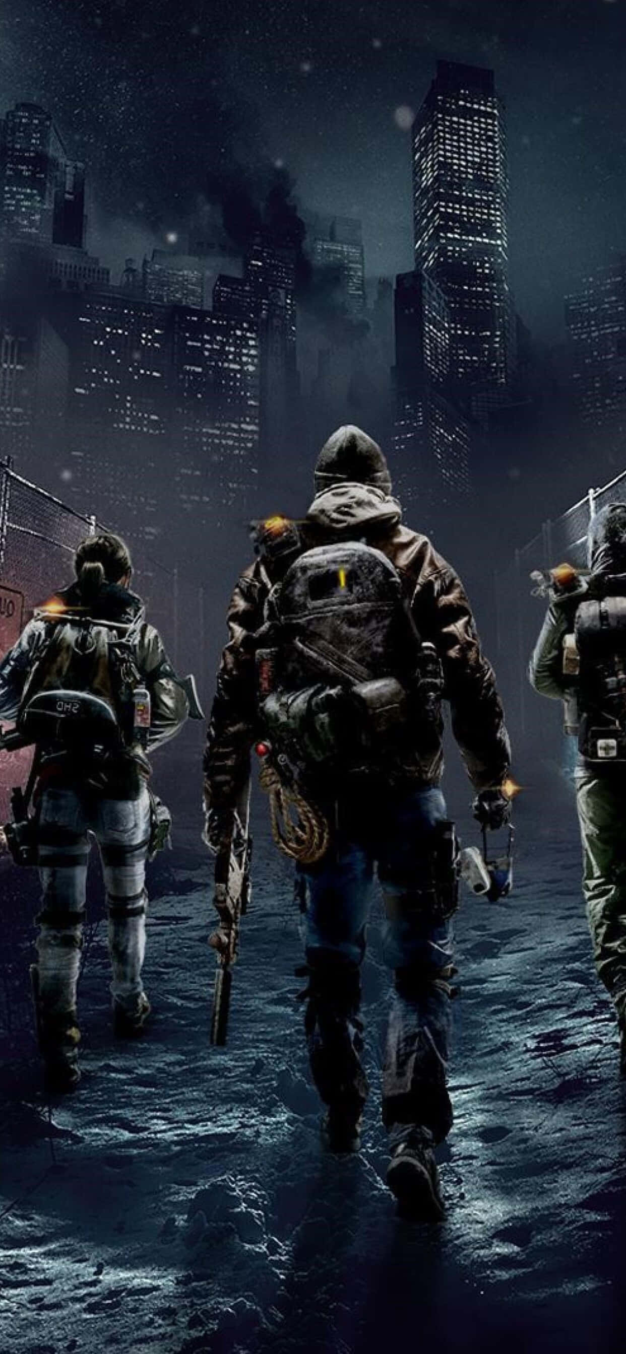 以iPhone Xs Max《The Division》時尚對戰敵人 壁紙