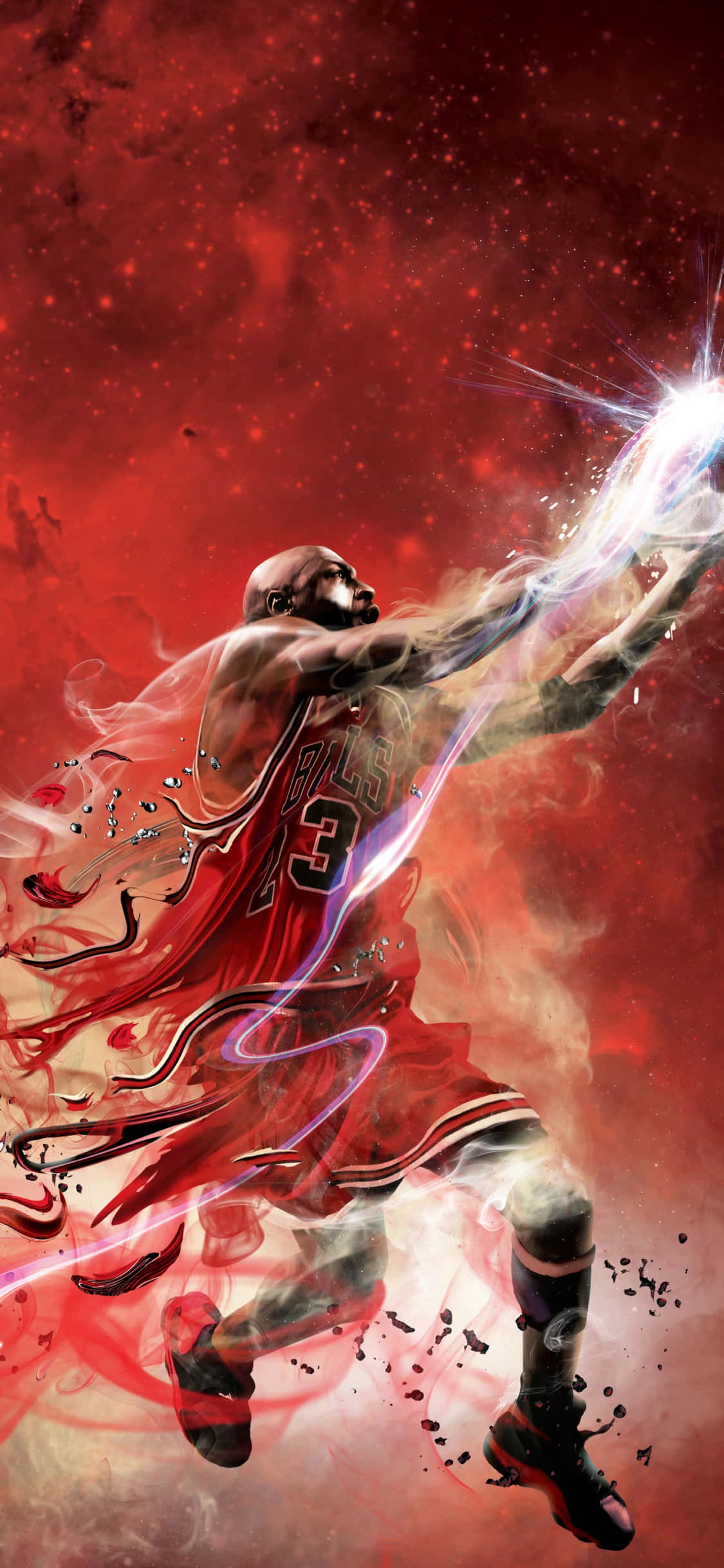 iPhone Xs 篮球 Michael Jordan 背景 壁紙