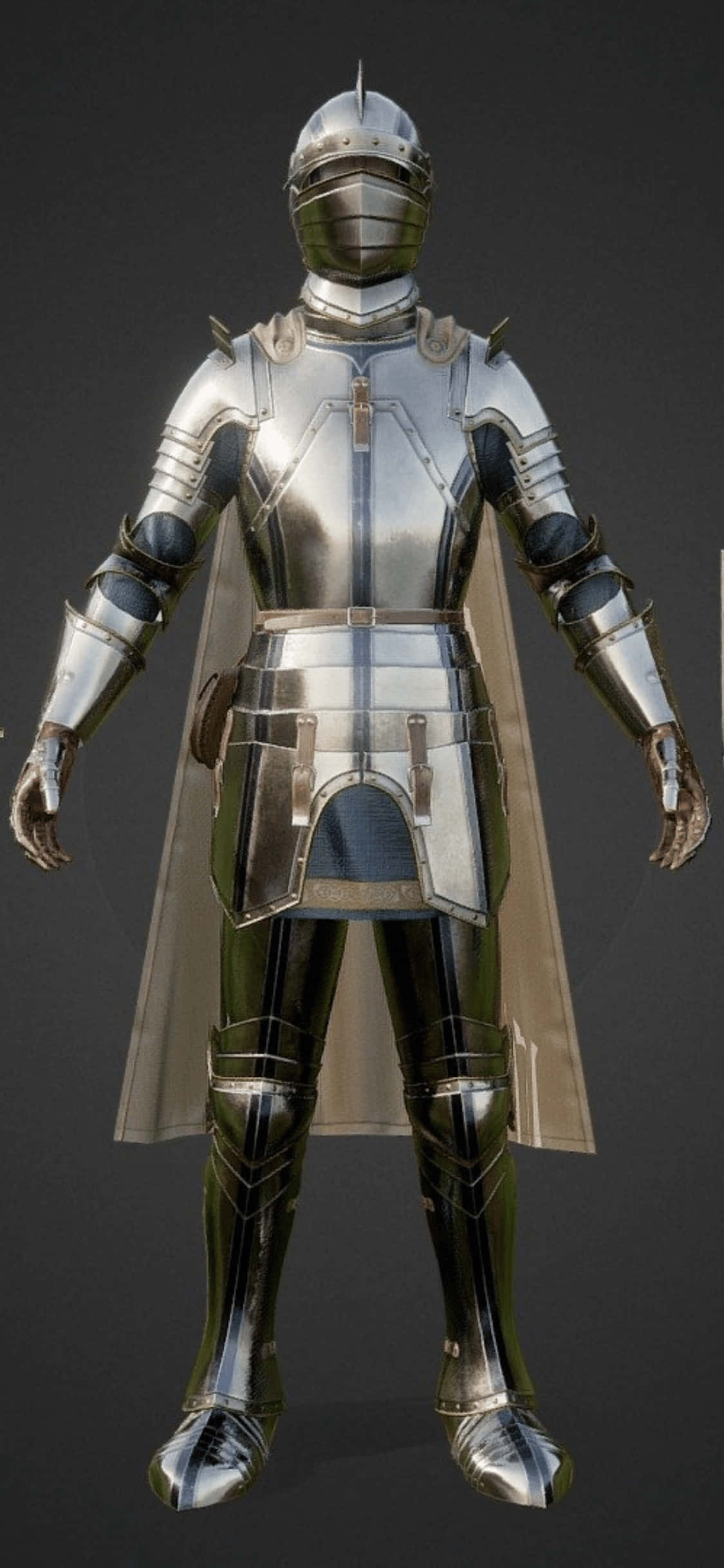 銀色盔甲 iPhone XS Mordhau 背景 壁紙