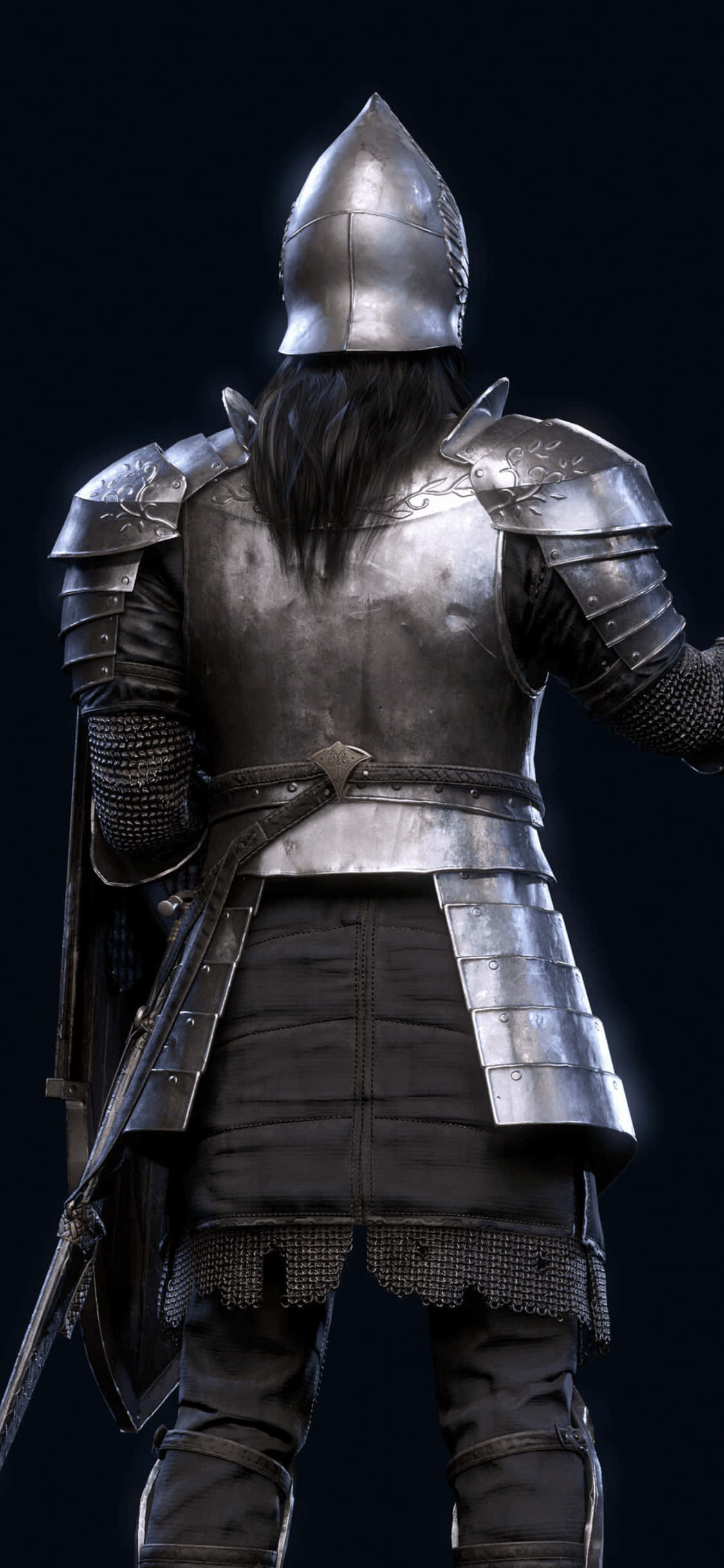 背面视角 iPhone XS Mordhau 背景 壁紙