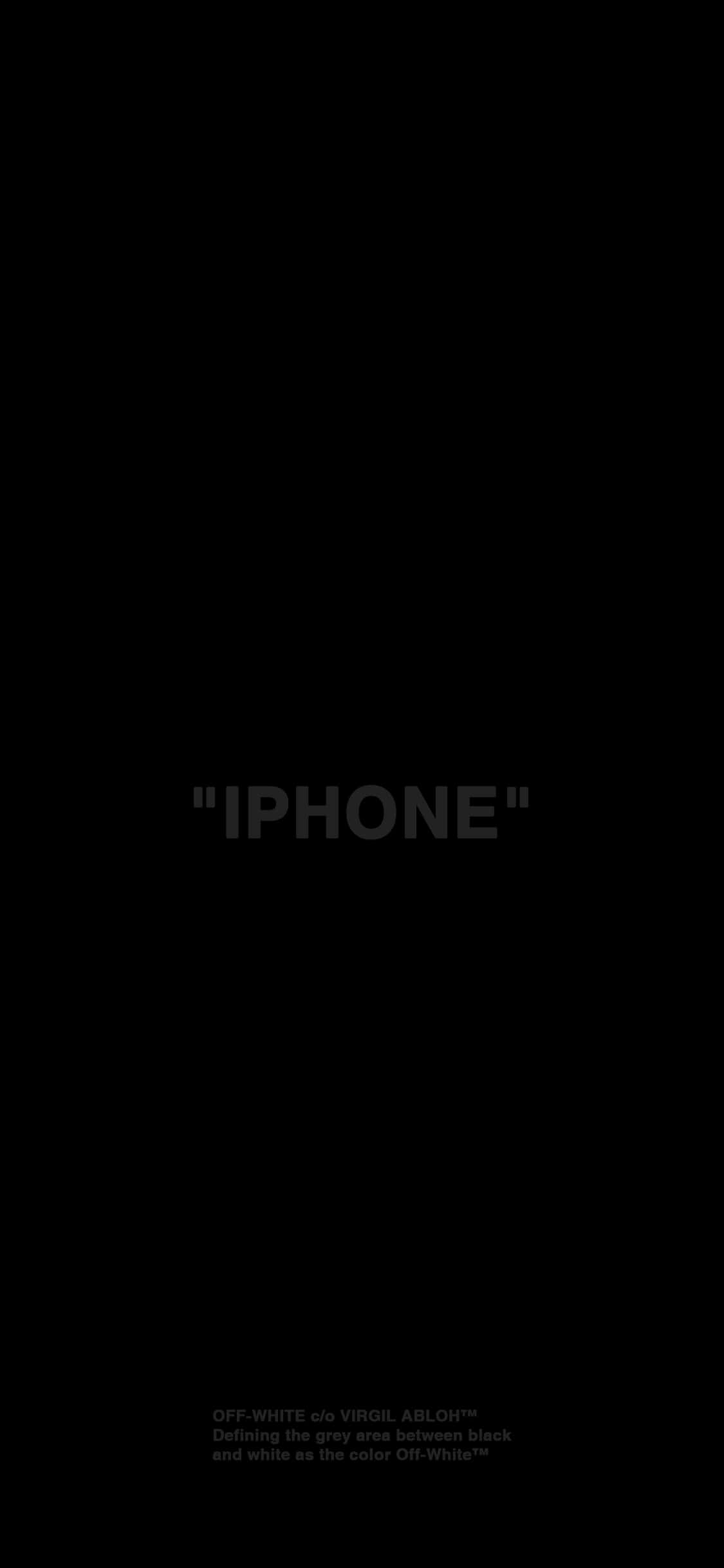 粗體字體 iPhone XS OLED 背景 壁紙