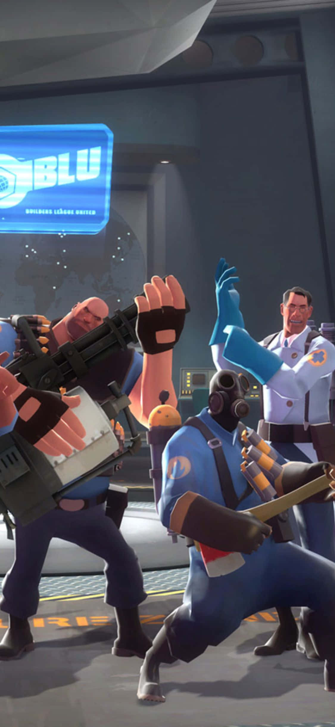 iPhone XS Team Fortress 2 搞笑背景 壁紙