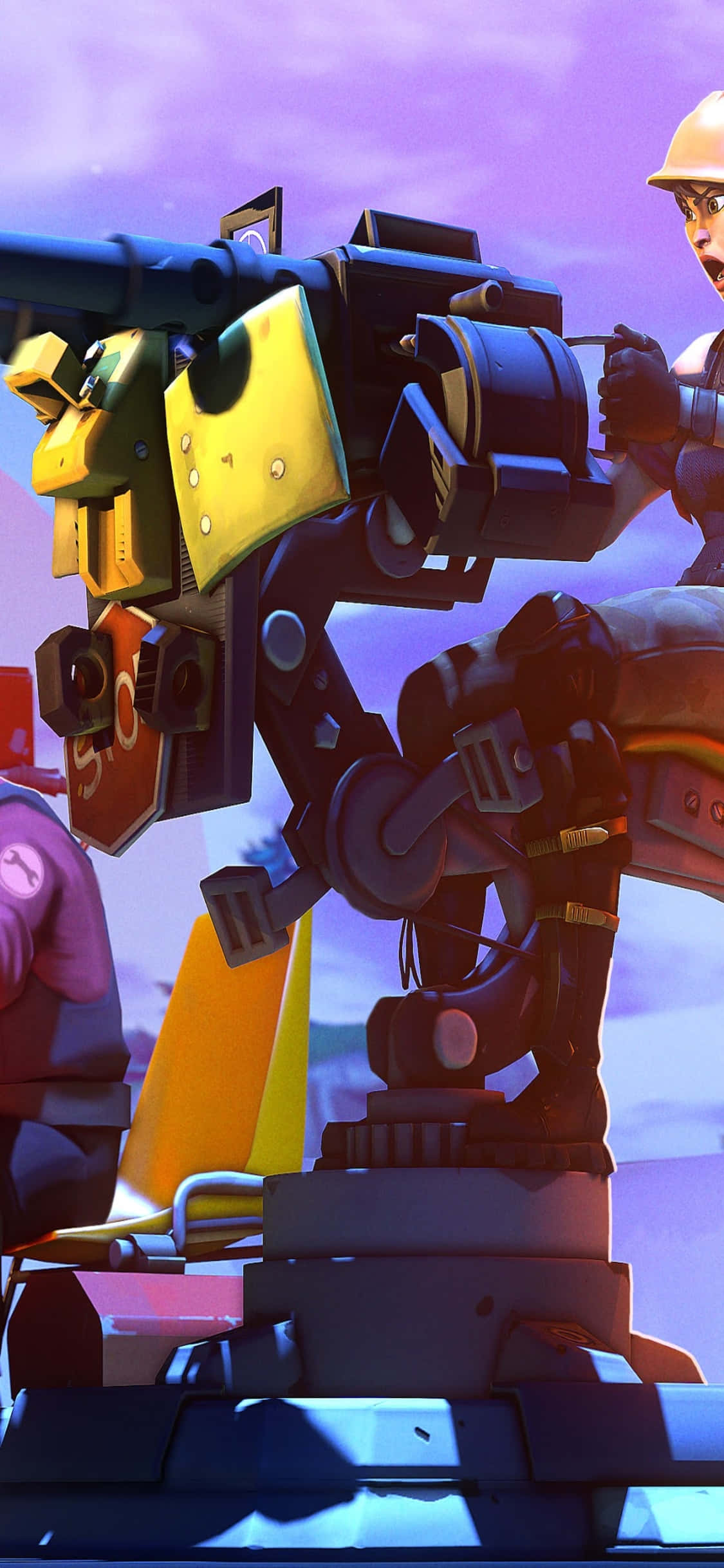 iPhone Xs TF2 背景：工程師操作哨戒炮 壁紙