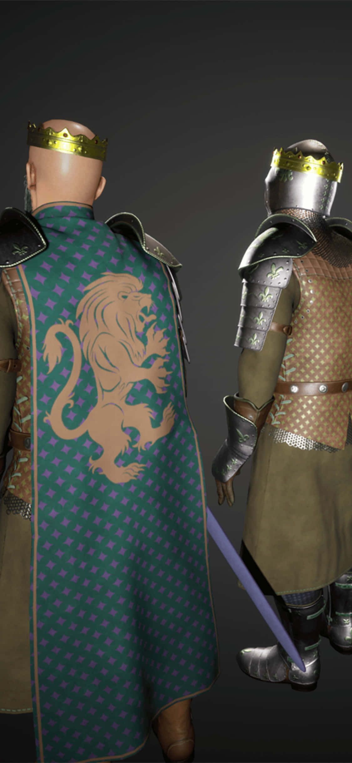 iPhone Xs《Mordhau》雙戰士背景 壁紙