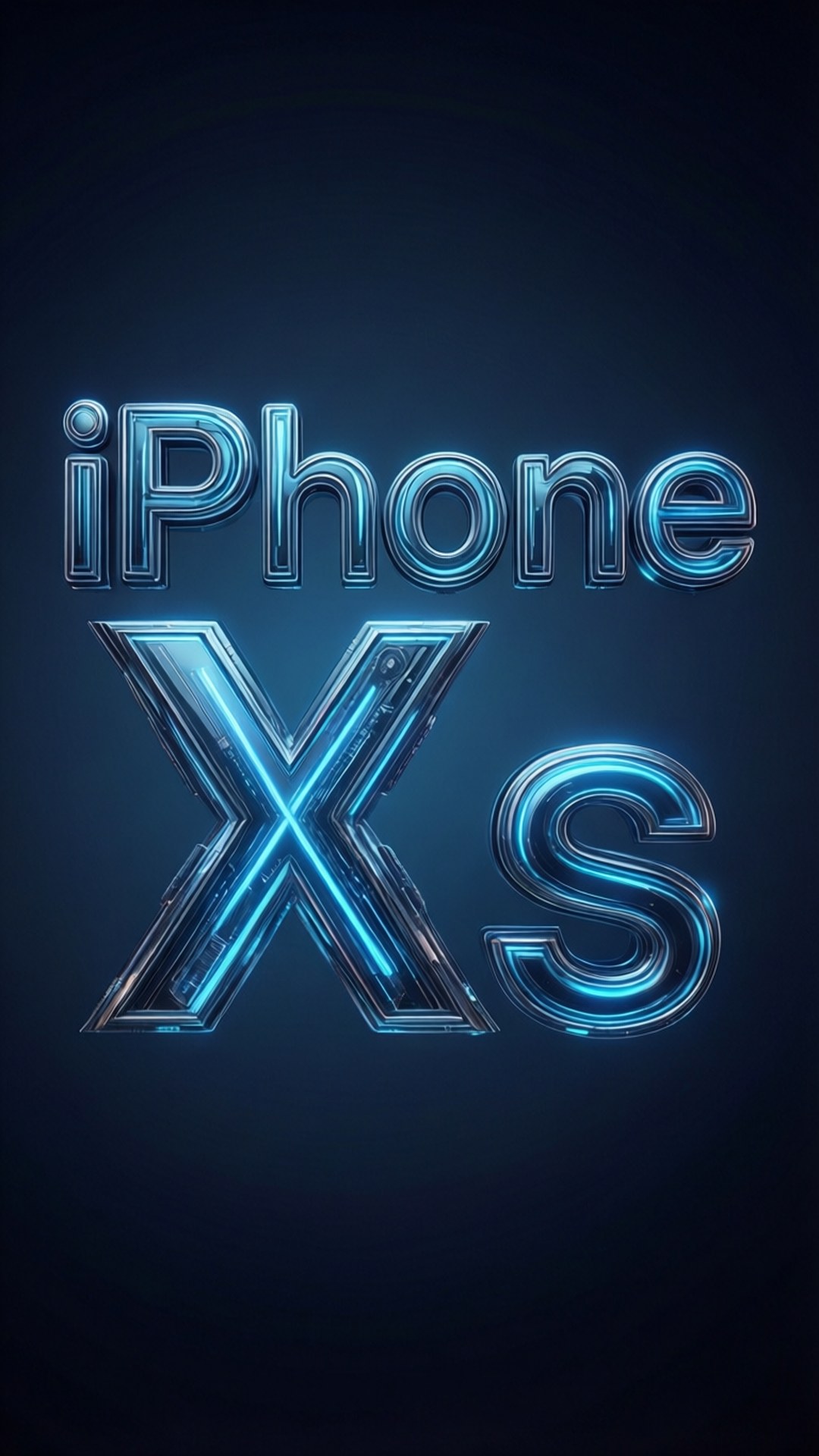 iPhone Xs 字體設計 壁紙