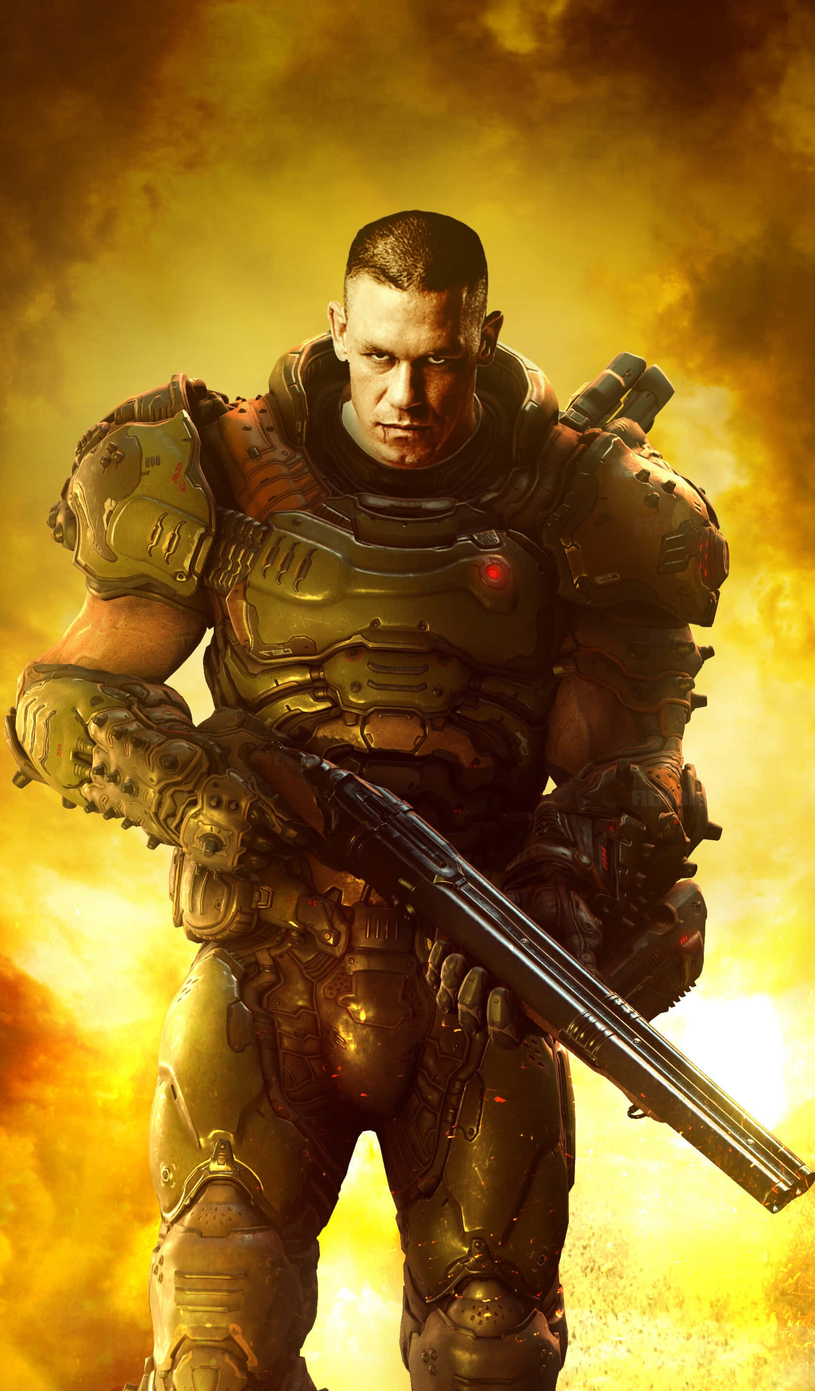 在您的iPhone Xs上感受Gears of War 5的強烈氛圍。 壁紙