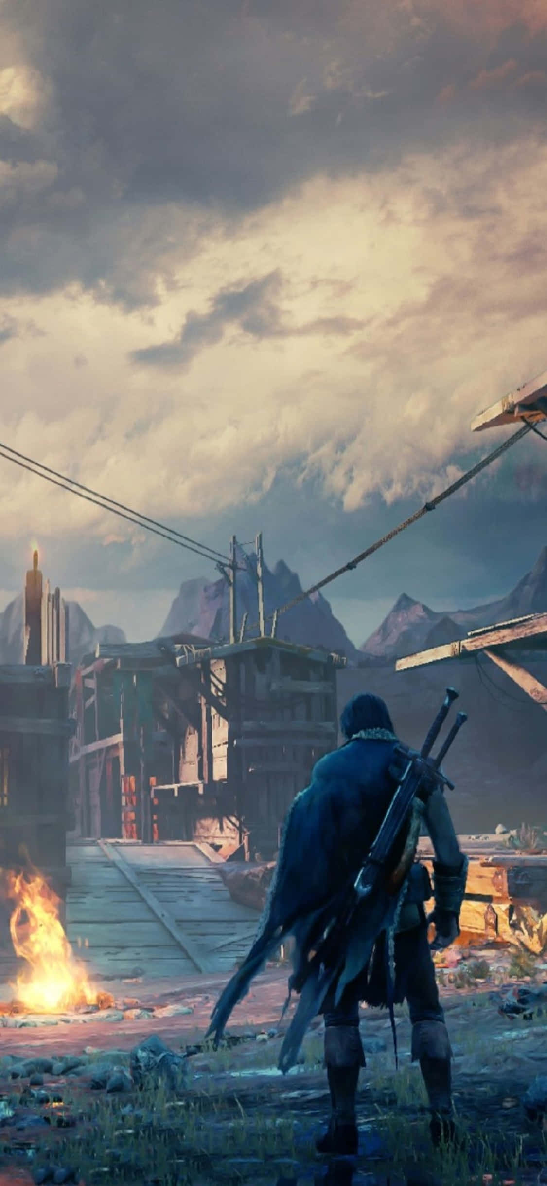 iPhone X《Shadow of Mordor》塔里昂背景 壁紙