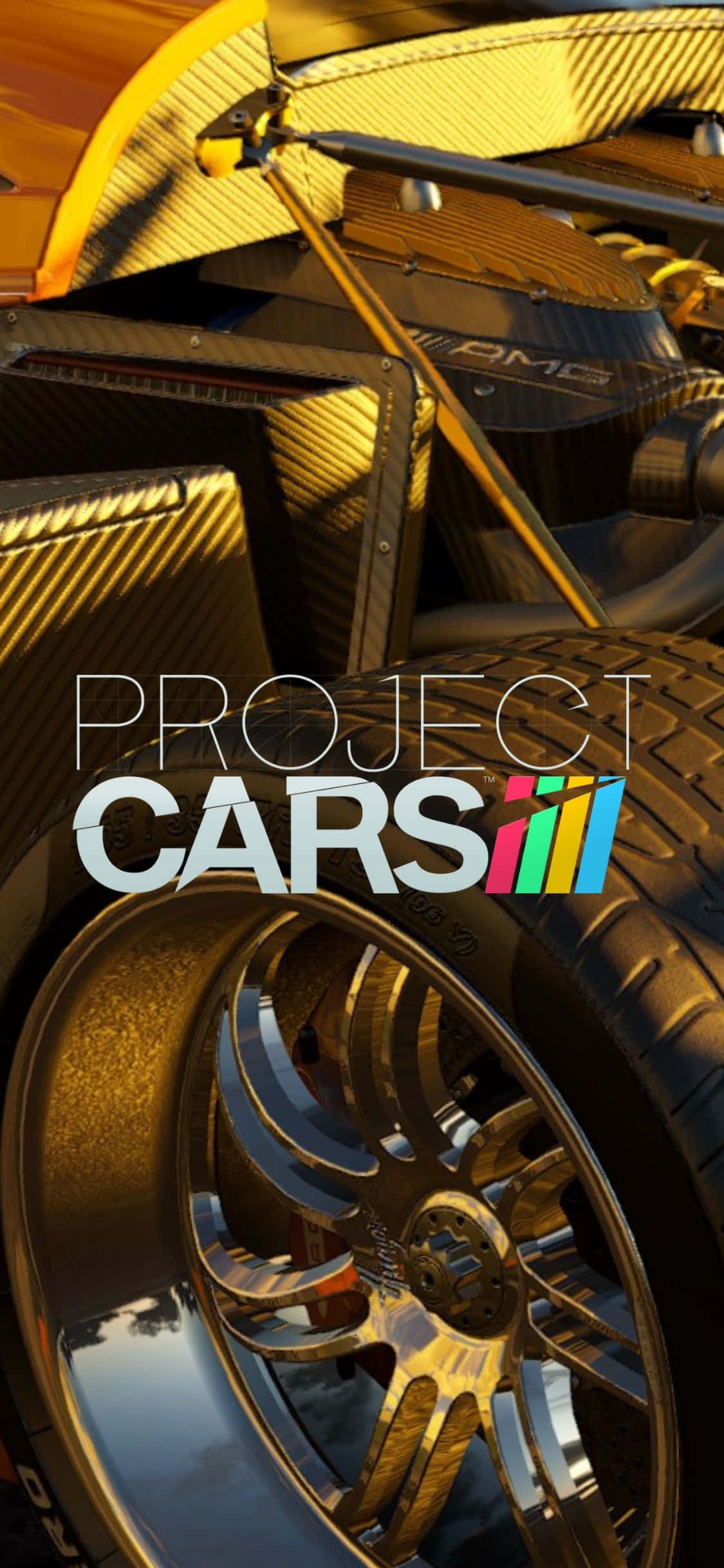 在iPhone Xs的《Project Cars》中衝向終點 壁紙