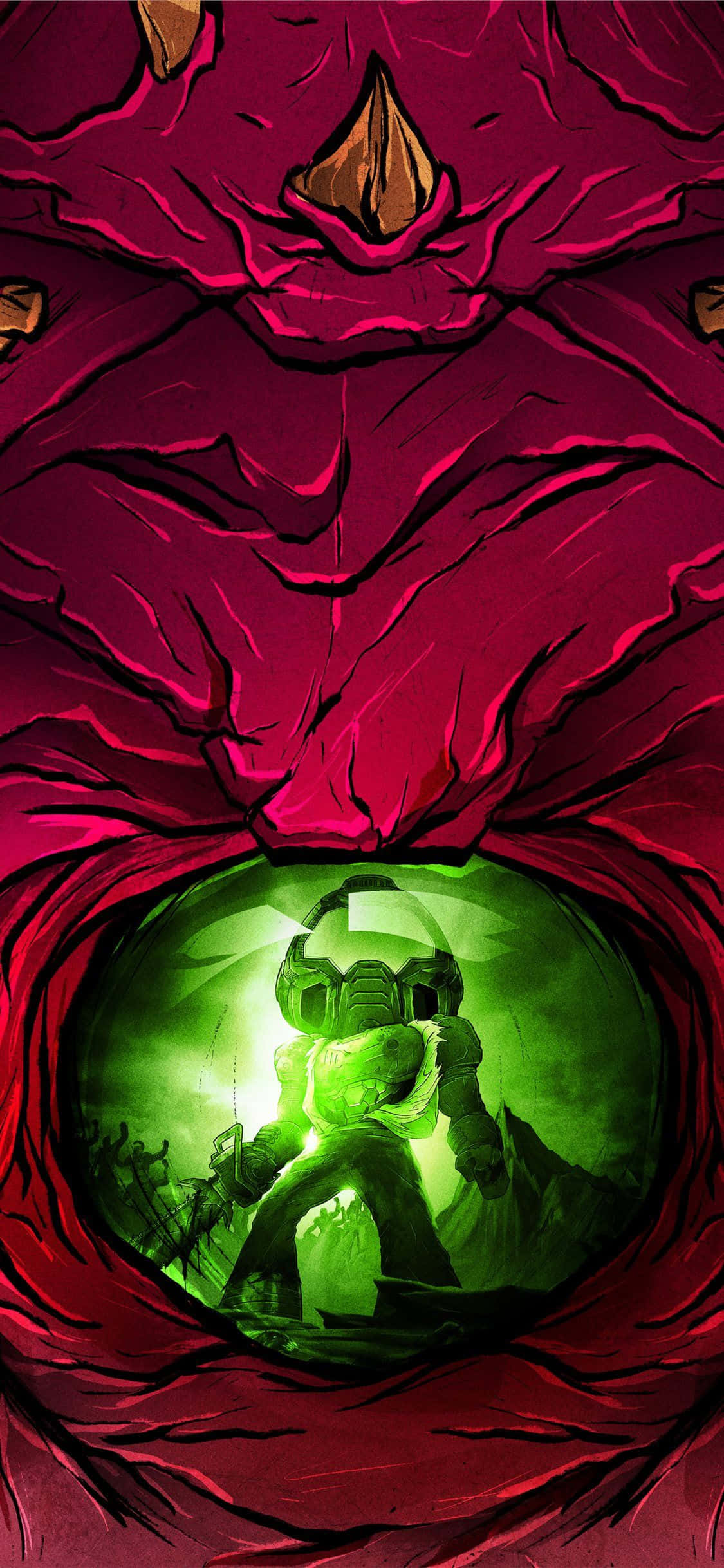 從你的iPhone解鎖「Doom Eternal」體驗的力量 壁紙