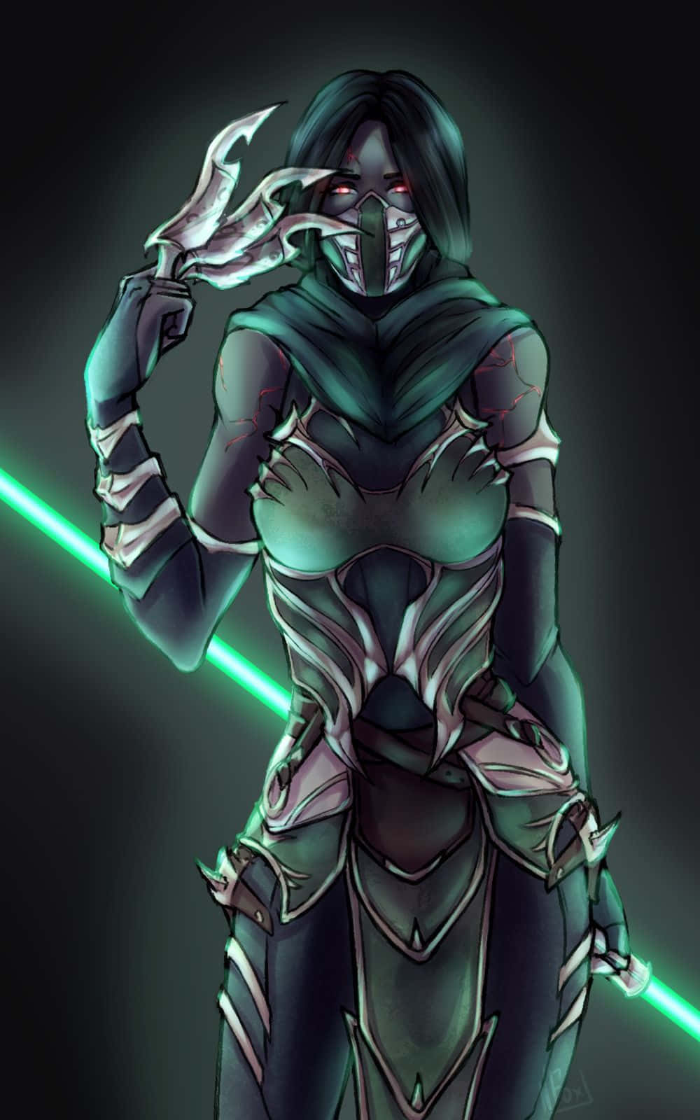 Jade 在《Mortal Kombat》中展現致命姿態 壁紙