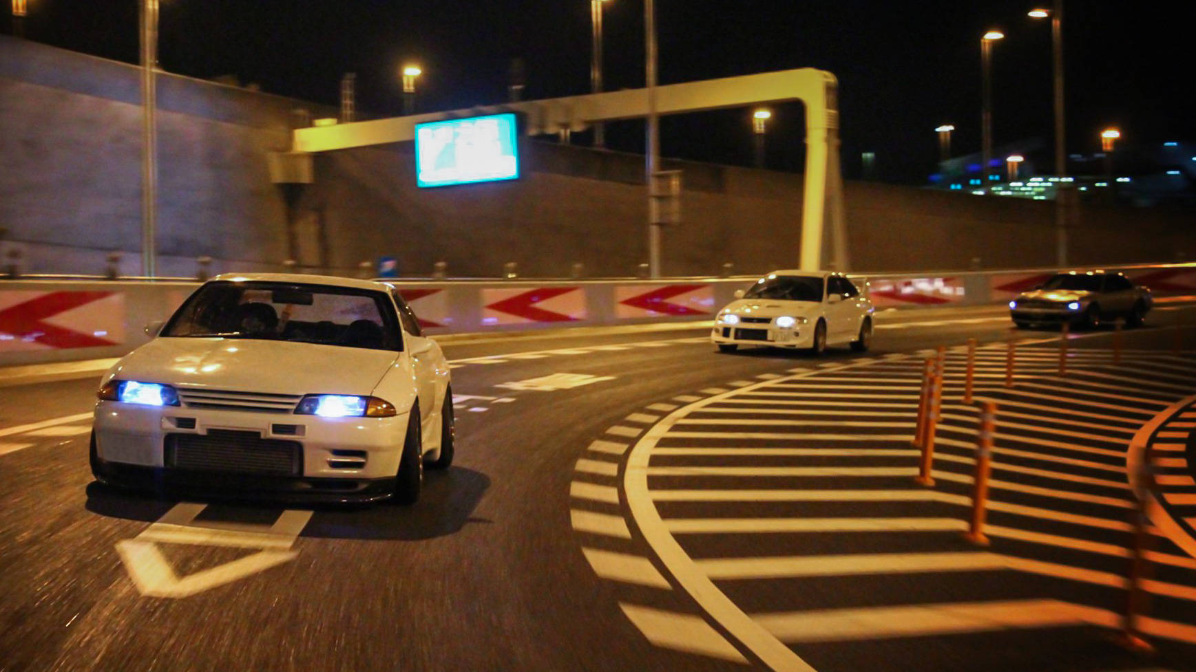 JDM 車款夜間街頭賽車 壁紙