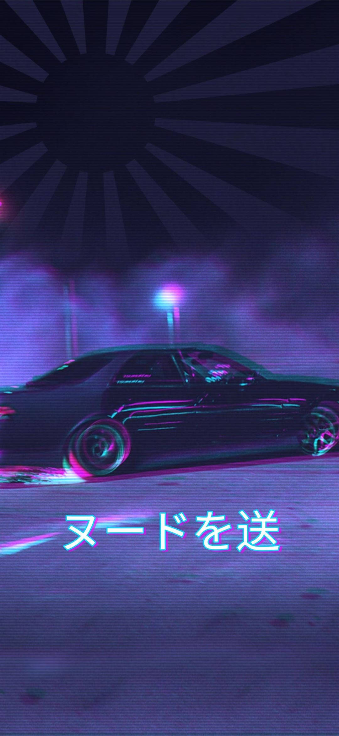 經典JDM風格與旗幟 壁紙