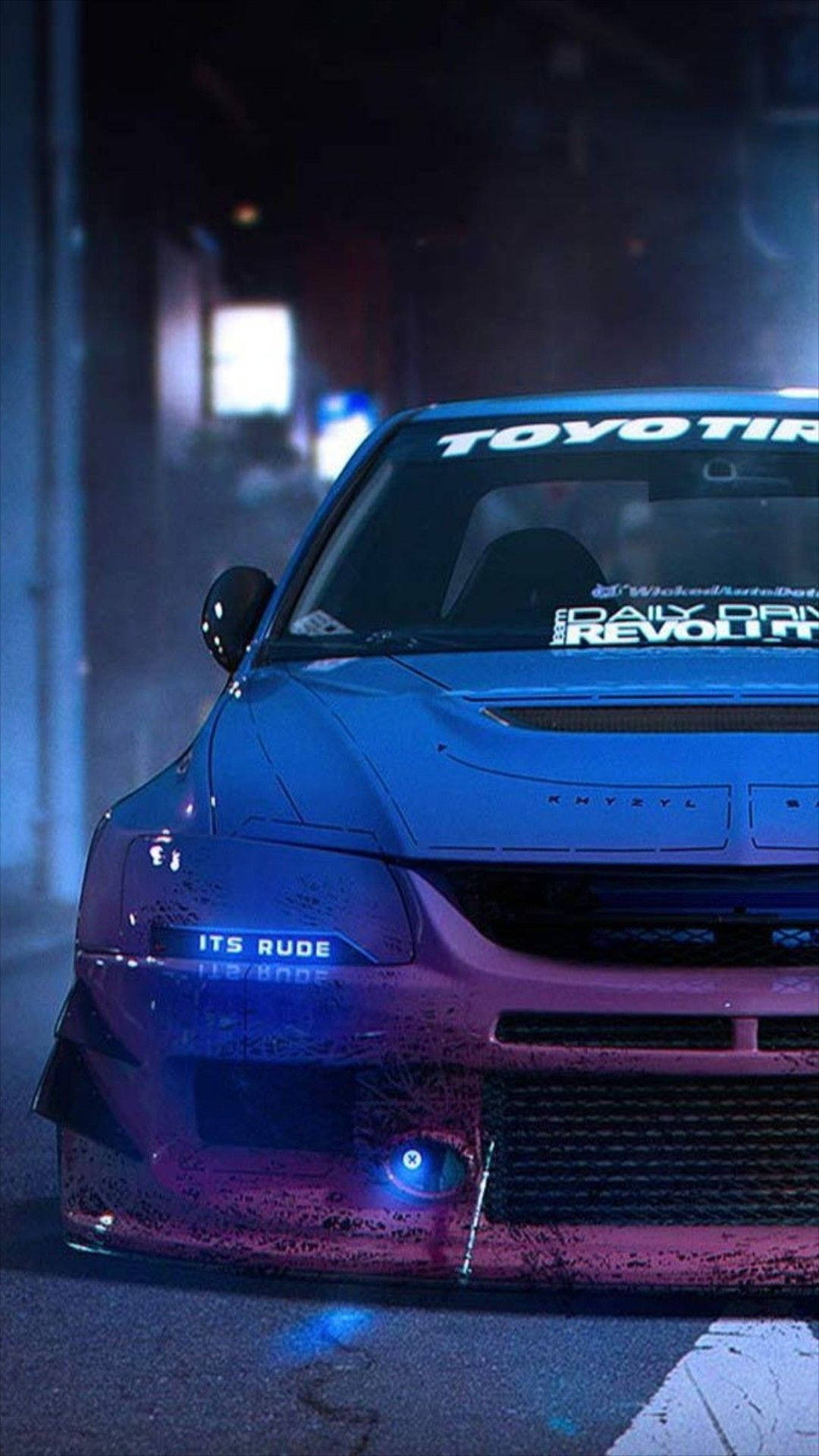 JDM 美學三菱賽車 壁紙
