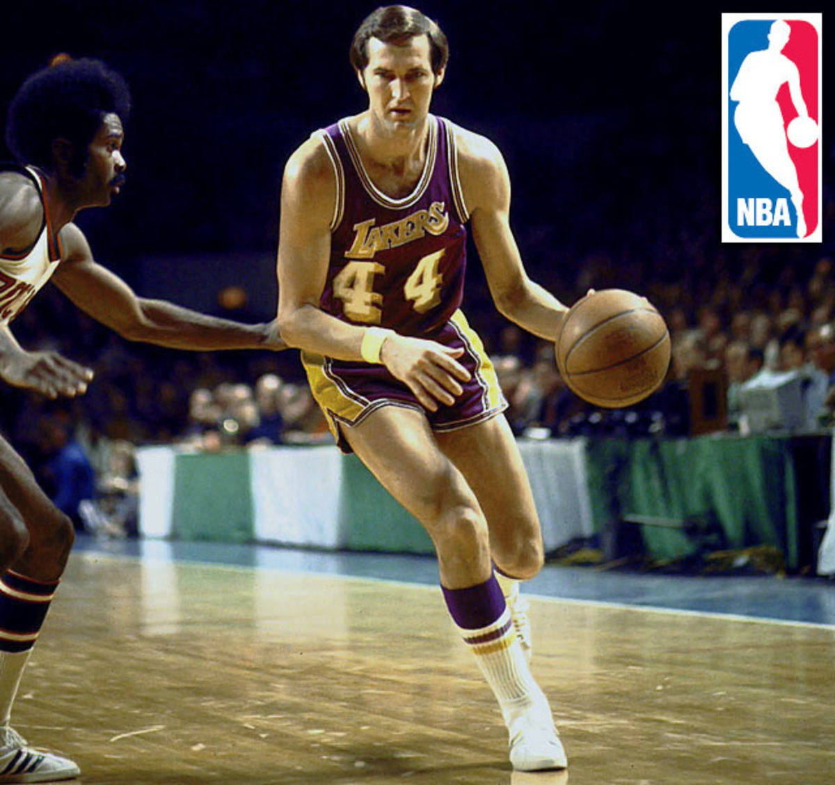 Jerry West 傳奇標誌 NBA 籃球偶像 壁紙