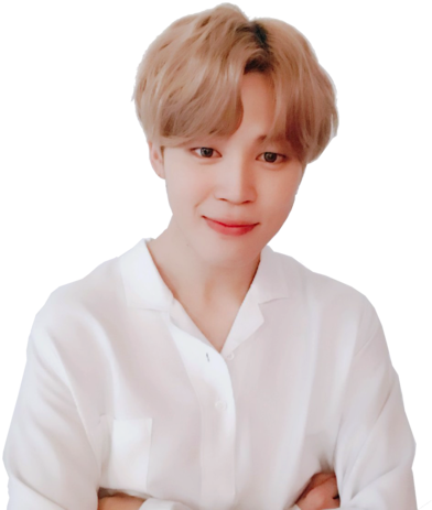 Jimin 微笑白衬衫 壁紙