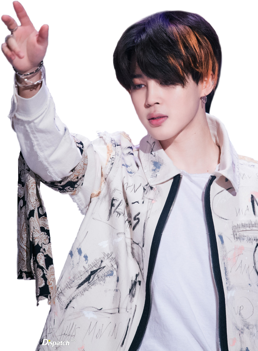 Jimin 比出和平手勢 壁紙