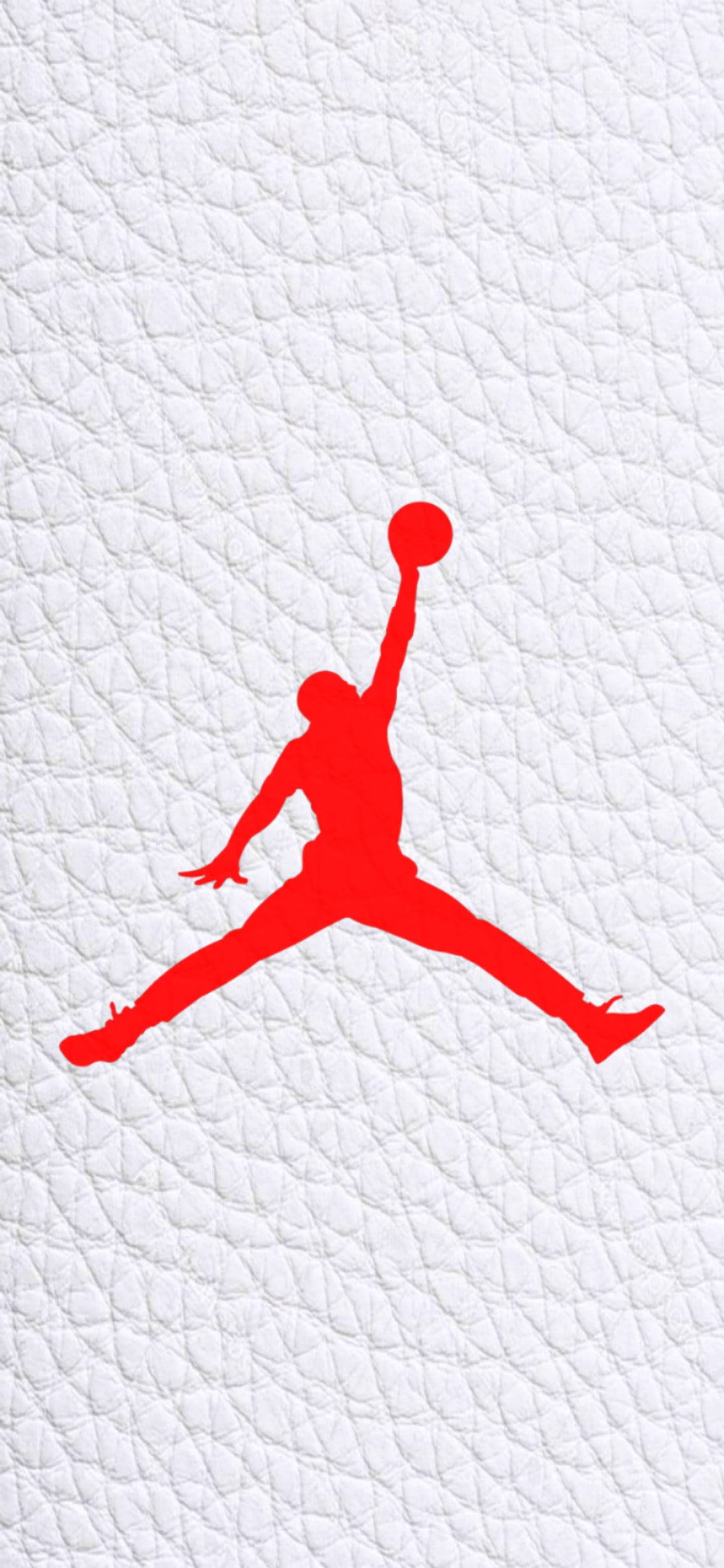 Jordan 標誌白色皮革帆布 壁紙